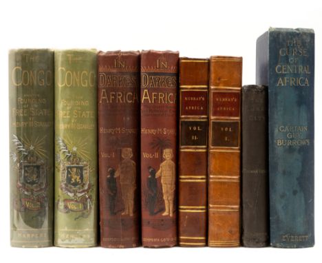 Africa.- Stanley (Henry Morton) In Darkest Africa, 2 vol., first edition, frontispieces, plates, 3 maps only (of 4), of which