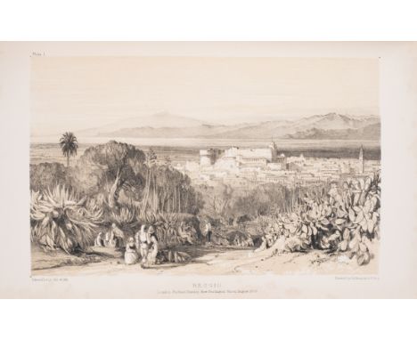 Europe.- Lear (Edward) Journals of a Landscape Painter in Southern Calabria, &amp;c., half-title, 20 lithographs, 2 maps, pre