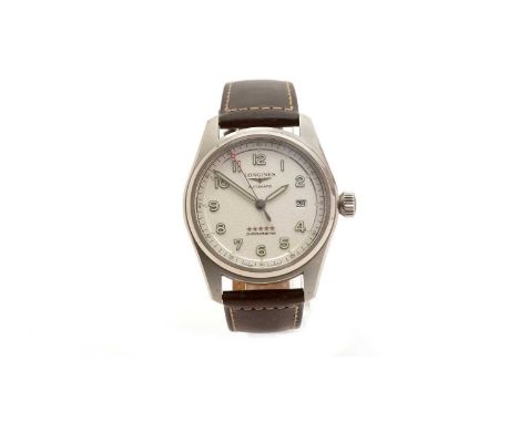Longines Spirit 'Chronometer': a steel cased automatic wristwatch, ref L3.810.4, serial no.51942xxx, circa 2020, the silver a