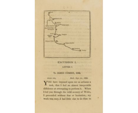 England.- Warner (Rev. Richard) Excursions from Bath, first edition, vignette title, engraved map illustrations, occasional f