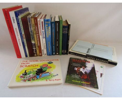 A collection of books mostly railways, trains and model railways also some about Lincolnshire including Arthur Mee's stating 