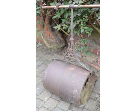 Cast iron garden roller
