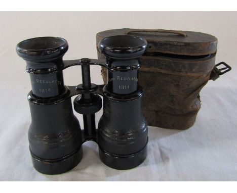 Pair of binoculars marked Army Regulation 1914