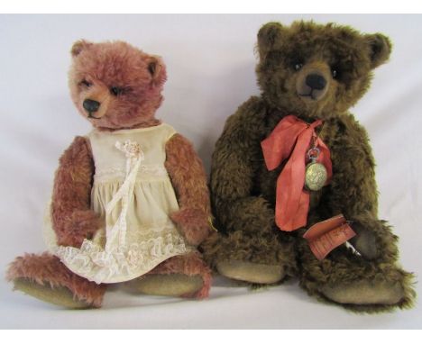 2 'Vintage bears' -&nbsp; 'Mary Line' limited edition 1/5 approx. 48cm tall and 'Big Ben' limited edition 3/5 made for teddy 