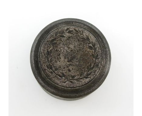 Matthew Boulton, 10th Anniversary of his Death, 1819, a pair of reverse dies for the Memorial Medal, by G F Pidgeon, legend i