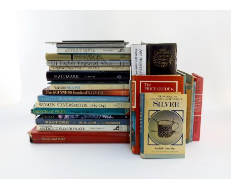 A quantity of assorted silver-related publications, including: Jackson, Sir C. J., 1949; Oman, C., English Engraved Silver 11