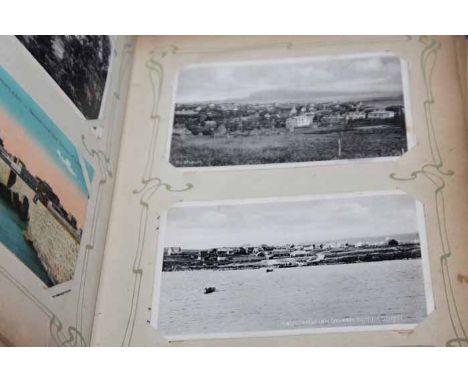 TWO POSTCARD ALBUMS 
including scenes of various countries 