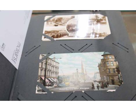 TWO POSTCARD ALBUMS 
including scenes of Glasgow and the West of Scotland 