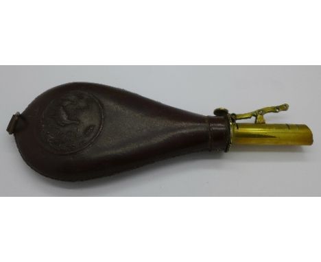 A powder flask