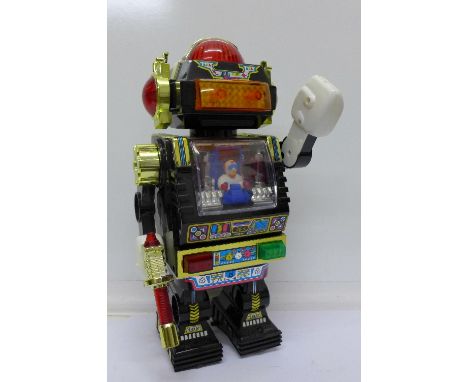 A Taiwanese made toy robot, 33cm