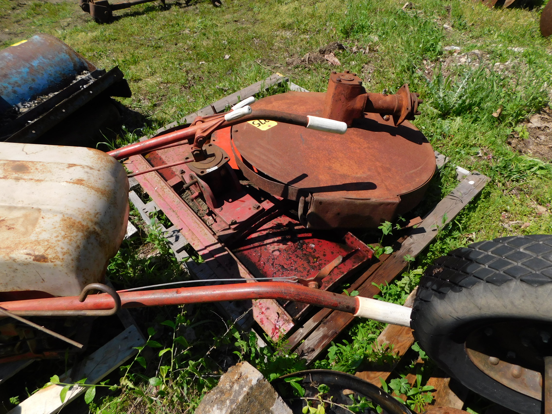 Gravely 2Wheel Garden Tractor, with 43" Snow Plow Blade, 30" Diameter