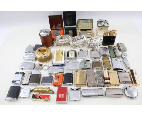 Cigarette Lighter Job Lot Inc. Table / Desk, Ronson, Zippo, Colibri, Combi Etc 