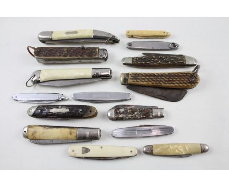 15 x Vintage Assorted Pocket KNIVES 