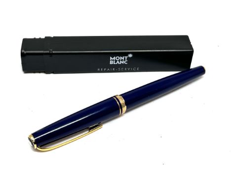 Montblanc Generation Fountain Pen 14K F Nib Navy Blue 