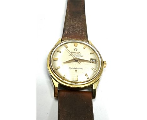 Vintage omega automatic chronometer  consellation  gents wristwatch the watch is ticking 