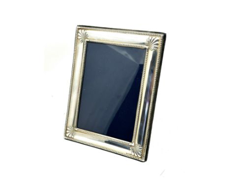 Vintage silver picture frame measures approx 22.5cm by 17.5cm 