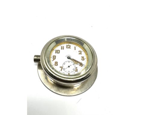 Vintage 8 day car clock the clock is not ticking 