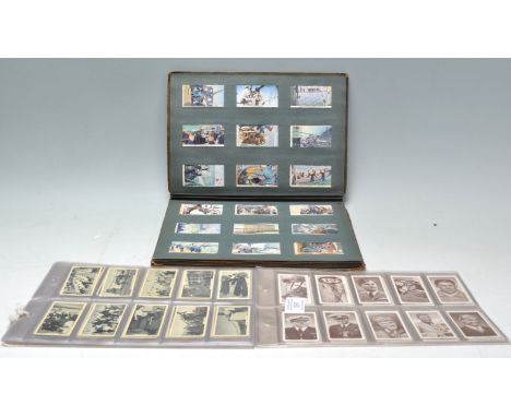 A group of three sets of cigarette cards to include R &amp; J Hill Scenes from the Films, Ardath Life in the Services, Church