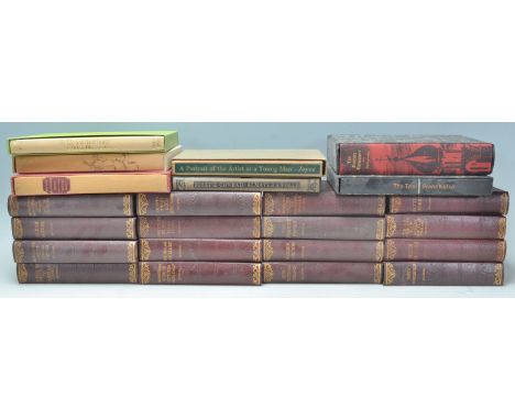 A large collection of hardback "classic" novels to include: 13 novels by Charles Dickens, The Trial by Franz Kafka, The Broth