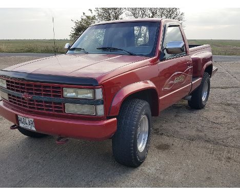 Chevrolet GMC Silverado 5.7 V8 “Step- Side” 4×4 Truck - This very rare to find in this spec, 1991 Chevrolet Silverado “Short 