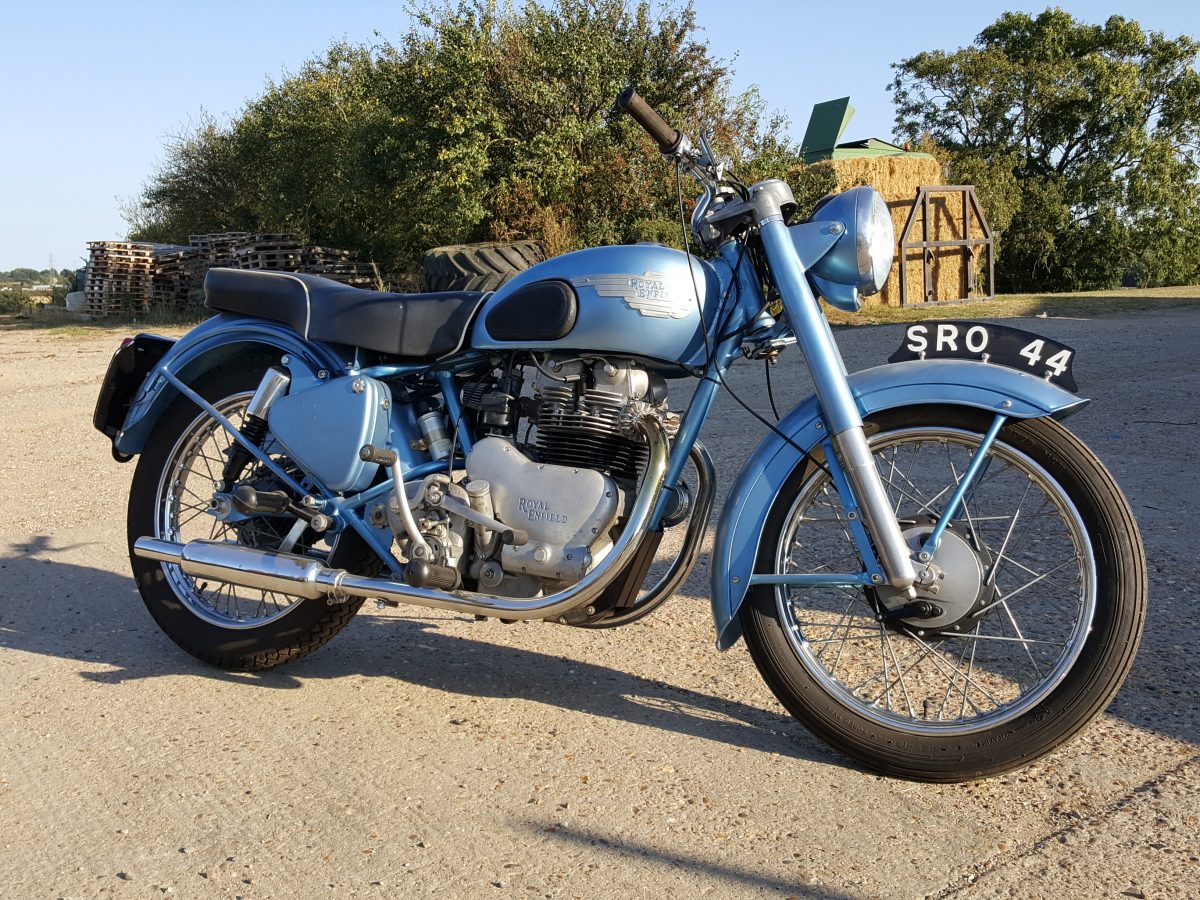 Royal Enfield 700cc Meteor 1954 A Very Pretty Royal Enfield 700 Meteor That Has Been Part Of A 4091