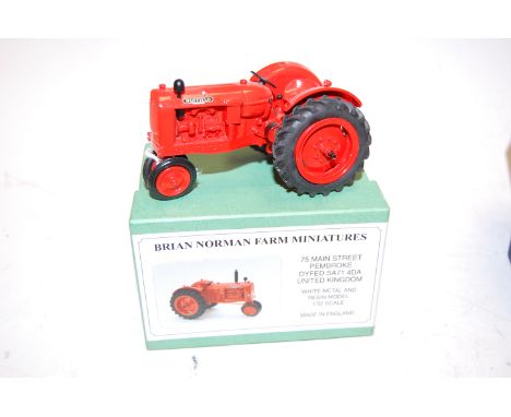 Brian Norman farm miniatures Nuffield tractor, with box (a/f)