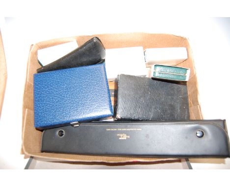 A small collection of miscellaneous items to include gents cufflinks, draughtsmans tools etc