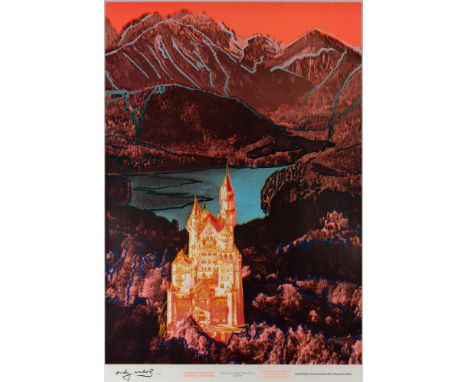 ANDY WARHOLNeuschwanstein 1987Farboffsetlithographie auf Velin. Stempelsignatur. Eines von 1200 Ex. 85 x 60 cm (91 x 62 cm). 