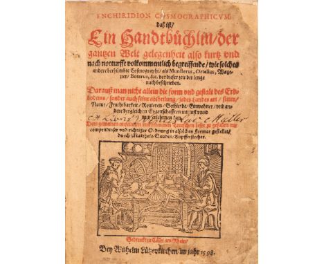 Quad, Matthias: Enchiridion cosmographicum: daß ist, Ein Handtbüchlin, der gantzen Welt gelegenheit also kurtz und nach nottu