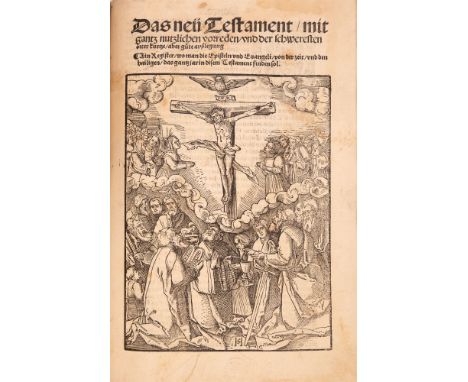 Luther, Martin: Sammelband mit 2 Nachdrucken von Martin Luthers erster Bibelübersetzung. Augsburg: S. Otmar 11. Juni 1523 und