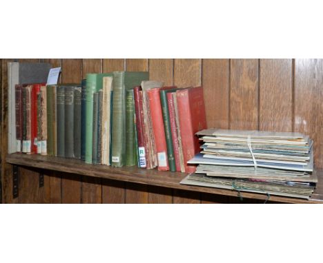 ONE SHELF OF MISCELLANEOUS BOOKS, LOCAL HISTORY 