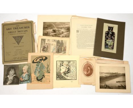 THE ART TREASURES OF GREAT BRITAIN, EDITED BY C. H. COLLINS-BAKER, PART 5 AND MISCELLANEOUS OTHER ITEMS, INCLUDING 19TH C PRI
