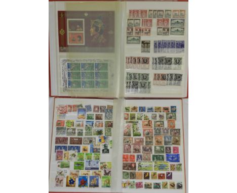 STAMP COMMONWEALTH & WORLD 2  STOCKBOOKS  