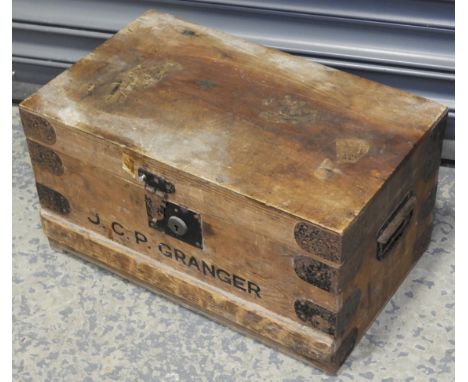 SMALL WOODEN TRUNK  