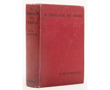 Forster (E.M.) A Passage to India, first edition, 3pp. publisher's advertisements at end, light spotting at beginning and end