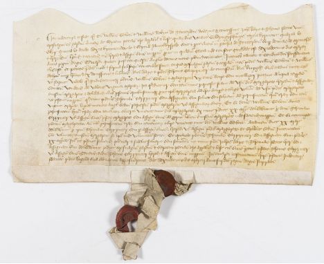 Kent, Tenterden.- Indenture, William Gaben and William Robyn of Tenterden grant and concede to John Daye and Thomas Potts of 