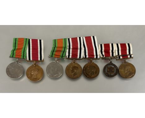 Special Constabulary LS Groups Defence medal and S.C.L.S. EIIR ROBERT A.B. McLAREN Metropolitan Police LS 1914 and S.C.L.S. G