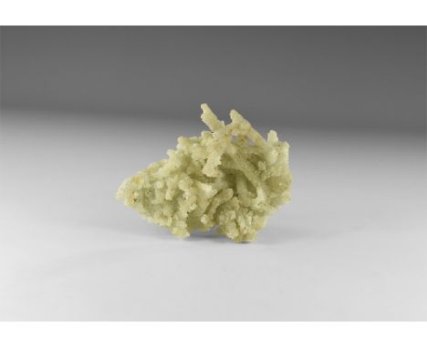 A specimen of a zeolite mineral exhibiting numerous columnar accretions of crystals. See Bonewitz, Dr. Ronald Louis, Rocks & 