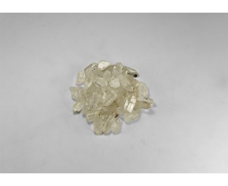 A group of fifty quartz points with clear colour and rainbow reflections. See Bonewitz, Dr. Ronald Louis, Rocks & Minerals, 2