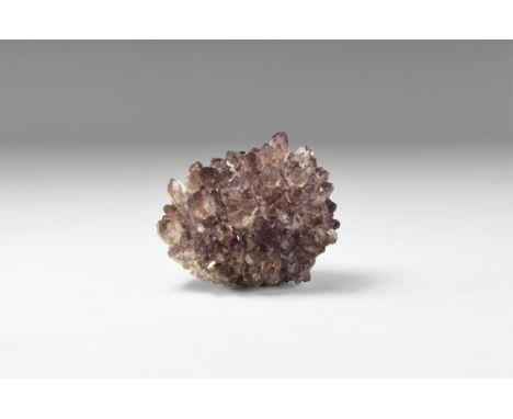 A fine, knob-shaped 'porcupine' of amethyst crystals of an unusual purple-brown colour. See Bonewitz, Dr. Ronald Louis, Rocks