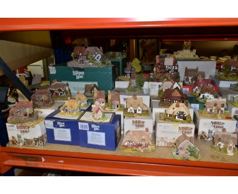 SIXTY THREE LILLIPUT LANE SCULPTURES FROM SOUTH EAST AND SOUTH WEST SERIES, mostly with a box and deeds, to include Oakwood S