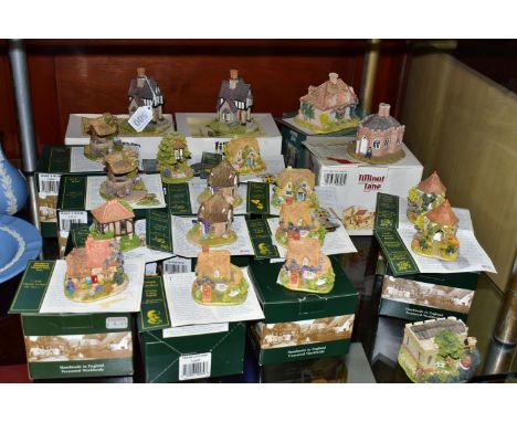 FIFTY THREE LILLIPUT LANE SCULPTURES FROM VARIOUS COLLECTIONS, mostly boxed and with deeds, to include two Rowan Lodge (one s