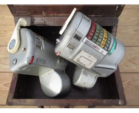 &nbsp;Almex late 1960's early 1970's bus ticket machine numbered 6852&nbsp;