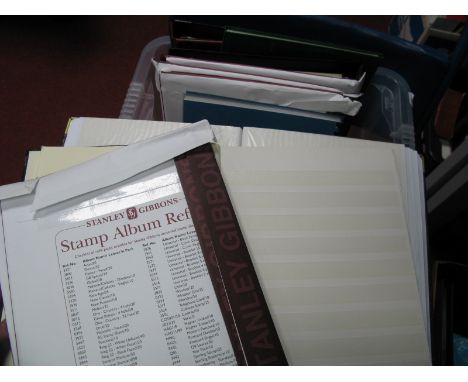 A Range of Unused Four Ring Binders (2), with spare leaves and four stockbooks, unused all in excellent condition.
