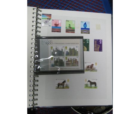 A Mixed Mint and Used Collection of GB and Commonwealth Stamps, in a 22 ring binder, mainly QEII.