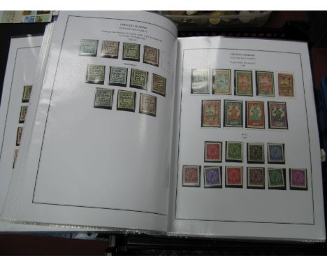 A Four Ring Binder Housing a Collection of Mint and Used French Colonial Stamps, from Equatorial Africa from 1936 to 1947, Fr