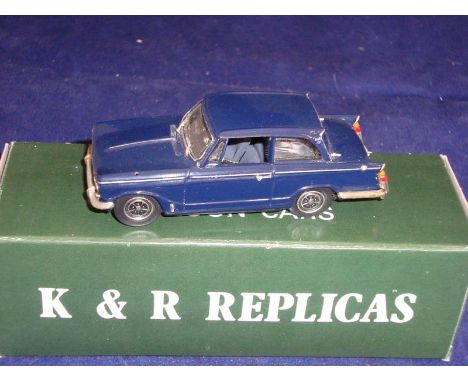 K&R Replicas - KR60 - Triumph Vitesse MK2 Saloon in blue.  VG-E in VG box