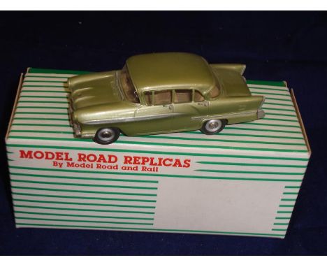 Model Road Replicas - Vauxhall Victor F Type in metallic green. VG-E in VG box