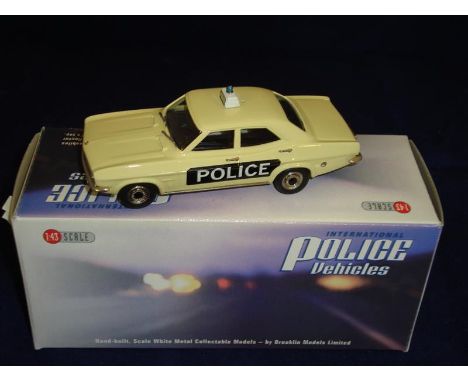 A Brooklyn Police Vehicle Series IPV04 - 1972 Vauxhall Ventora Huddersfield and District, West Yorkshire Police.  VG-E in VG 