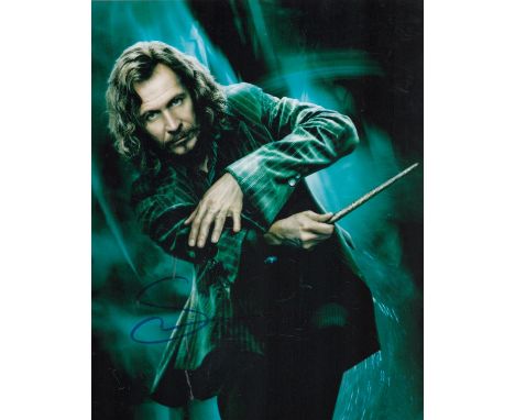 Gary Oldman signed 10x8 Harry Potter colour photo. Gary Leonard Oldman (born 21 March 1958) is an English actor and filmmaker